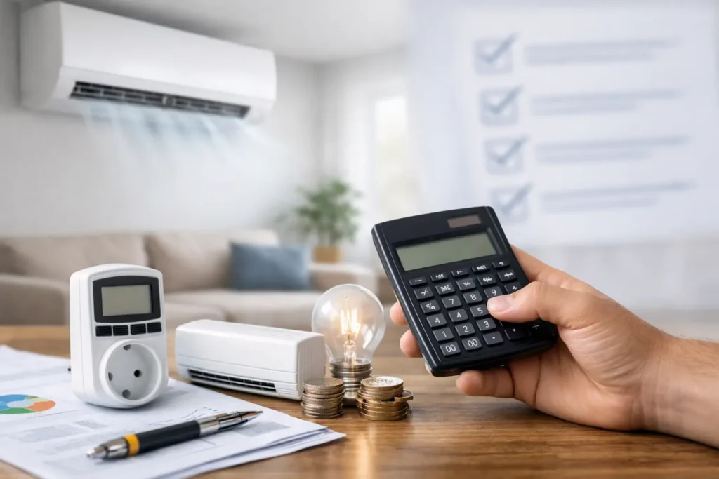 Airco stroomverbruik berekenen in 5 stappen