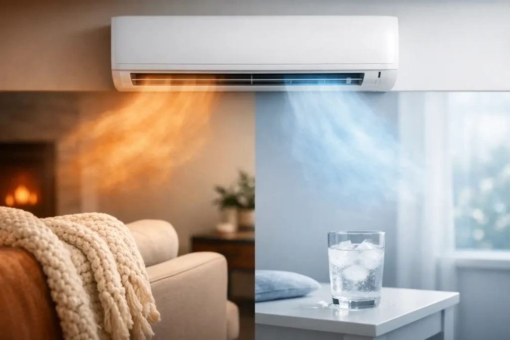 Airco verwarmen of koelen: wat is slimmer?
