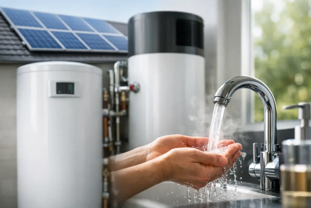 Energiezuinig warm water in huis regelen