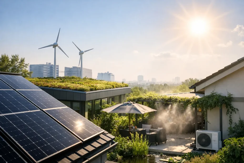Energiezuinige oplossingen tegen hittestress