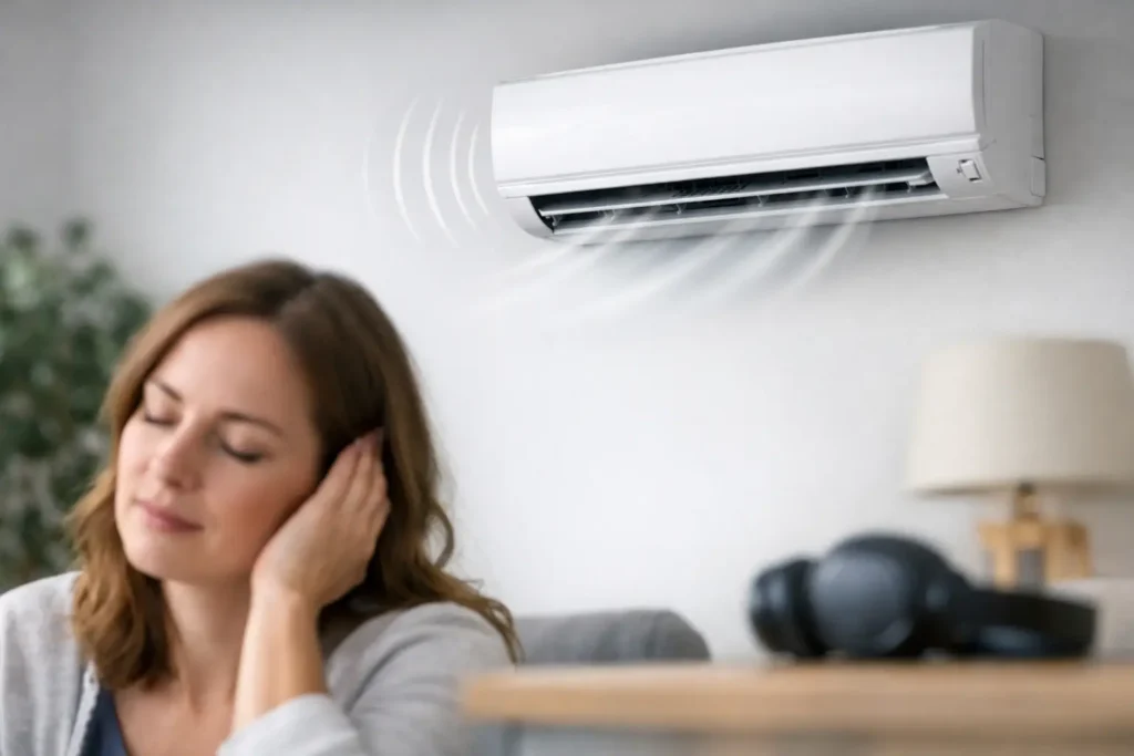 Hoeveel lawaai maakt airco echt?