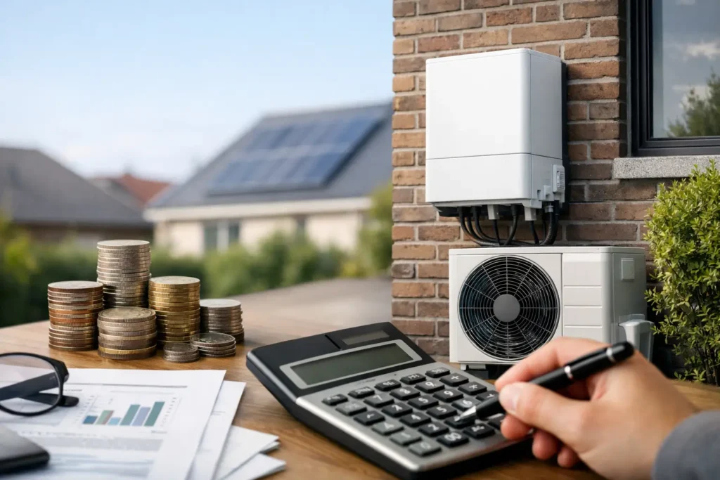 Voorbeeld maandlasten na hybride warmtepomp