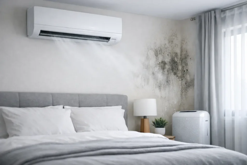 Airco tegen vochtproblemen in de slaapkamer