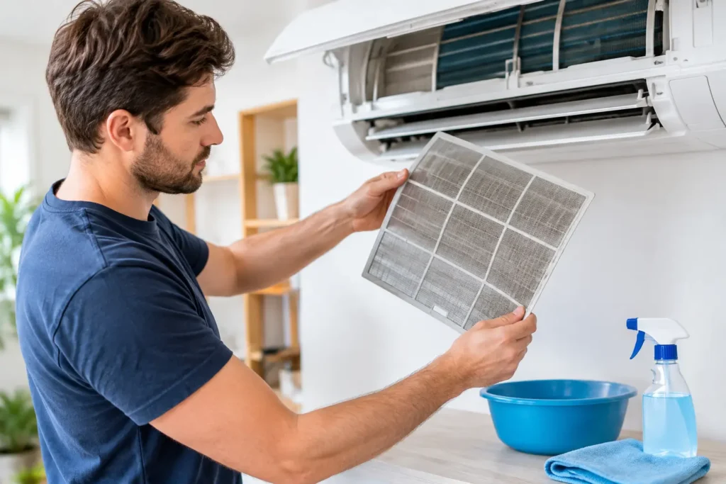 Airco filters zelf schoonmaken in 7 stappen
