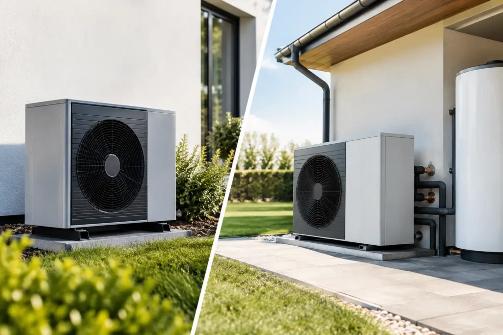 Lucht-luchtwarmtepomp of lucht-waterwarmtepomp?