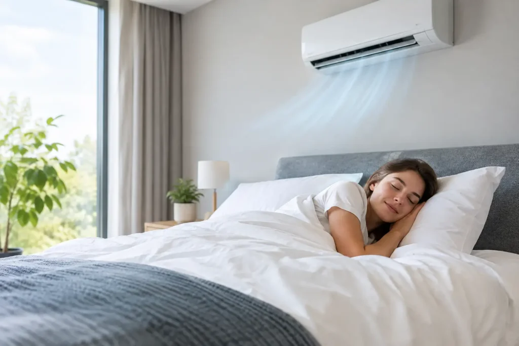 Luchtkwaliteit slaapkamer verbeteren met airco